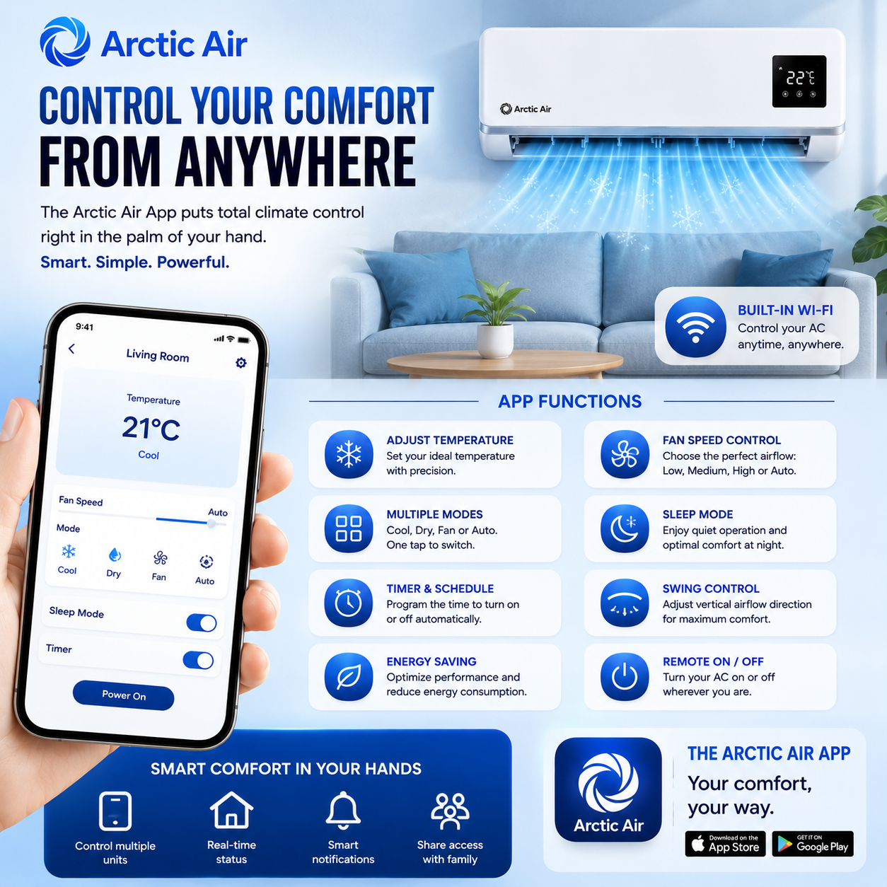 Climatiseur portable Arctic Air
